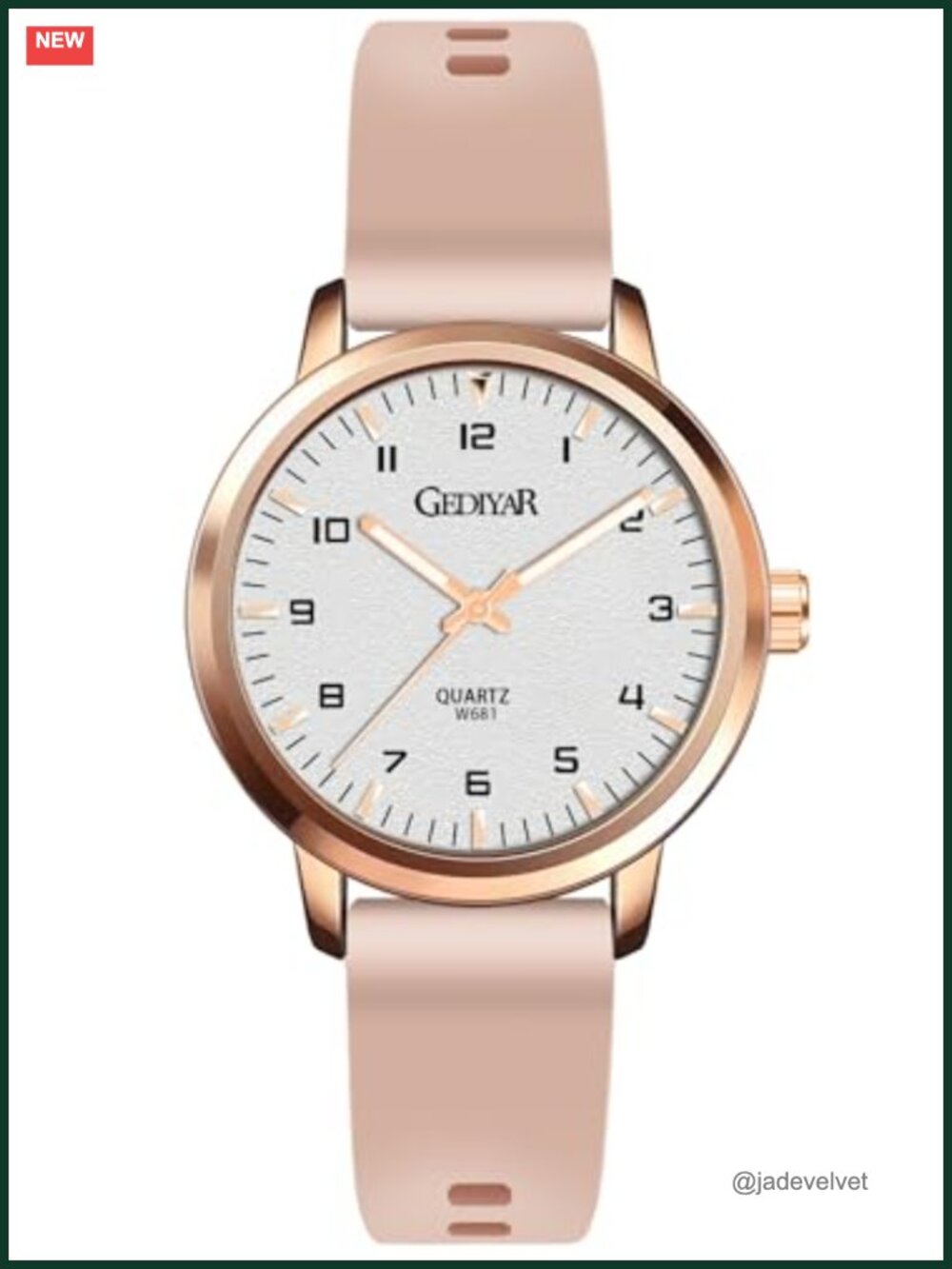 Quartz Wrist Watch Waterproof Analog Easy Read Silicone Band Sport